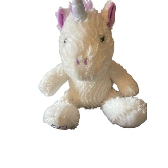 Homerbeat Kids White Polyester Fiber Unicorn Plush Stuffed Animal - Picture 1 of 13